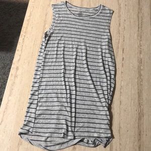 Volcom | Grey Mini Dress/ Long Tank | Grey/blue